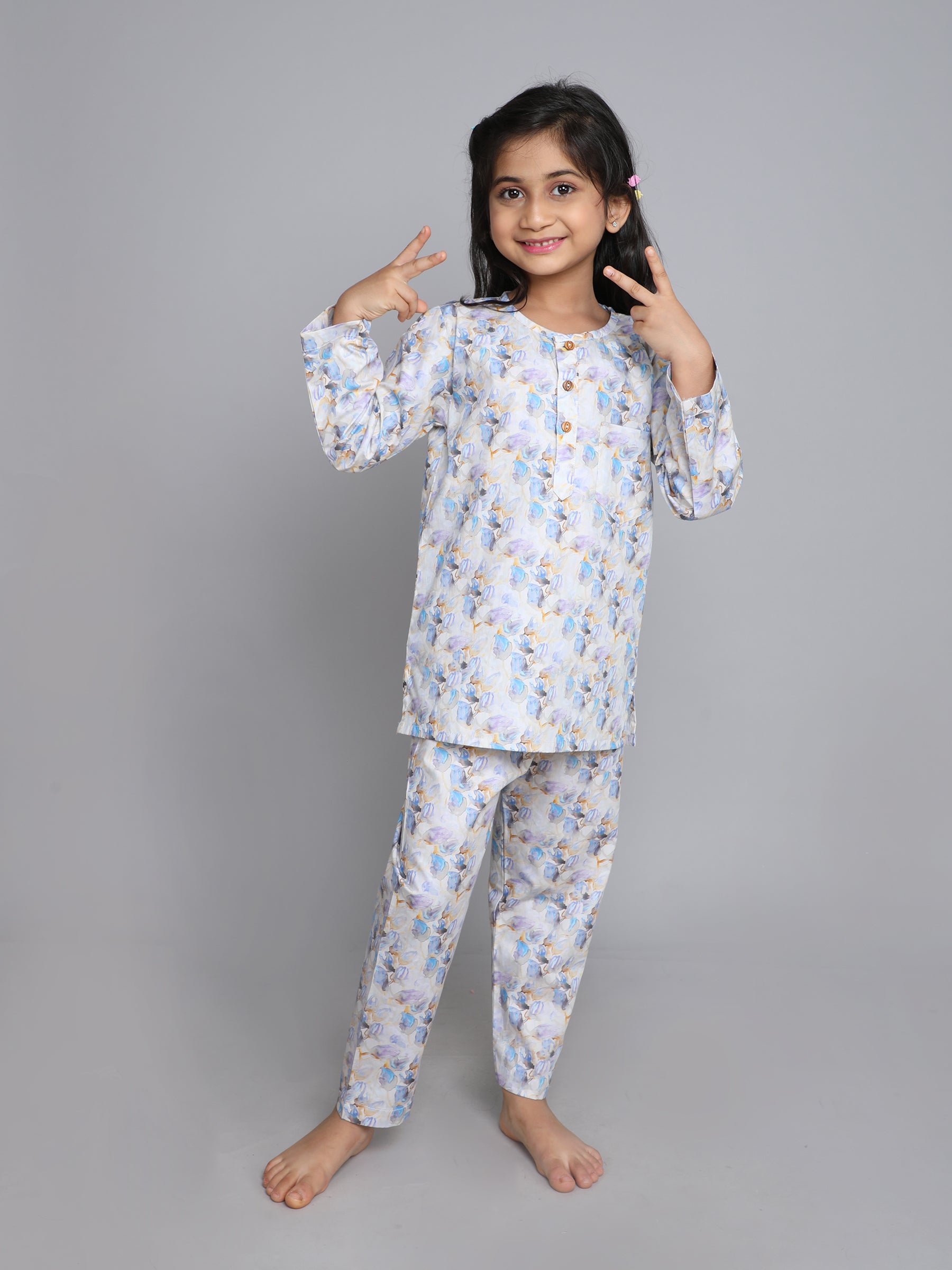 Cotton Floral Print Co-ord Set