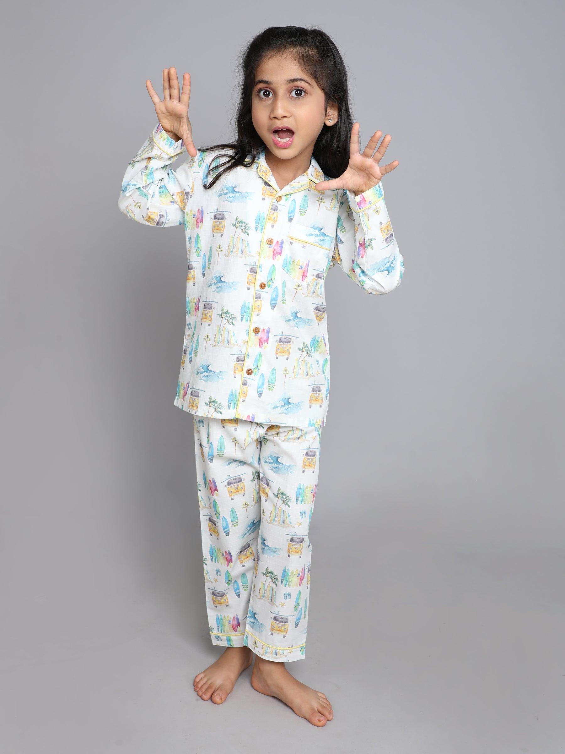 Cotton Beach Print Co-ord Set