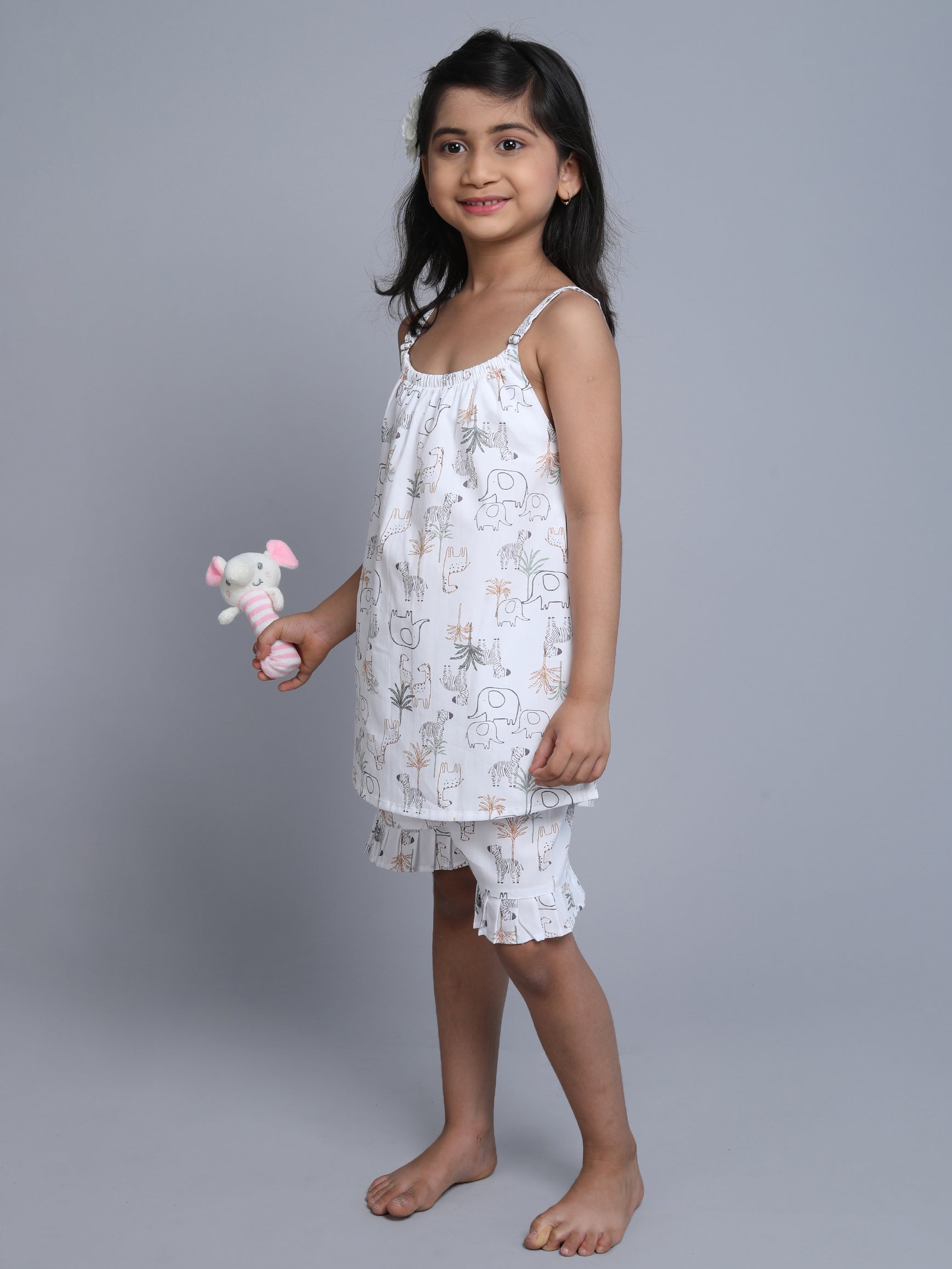 Cotton Animal Print Co-ord Set