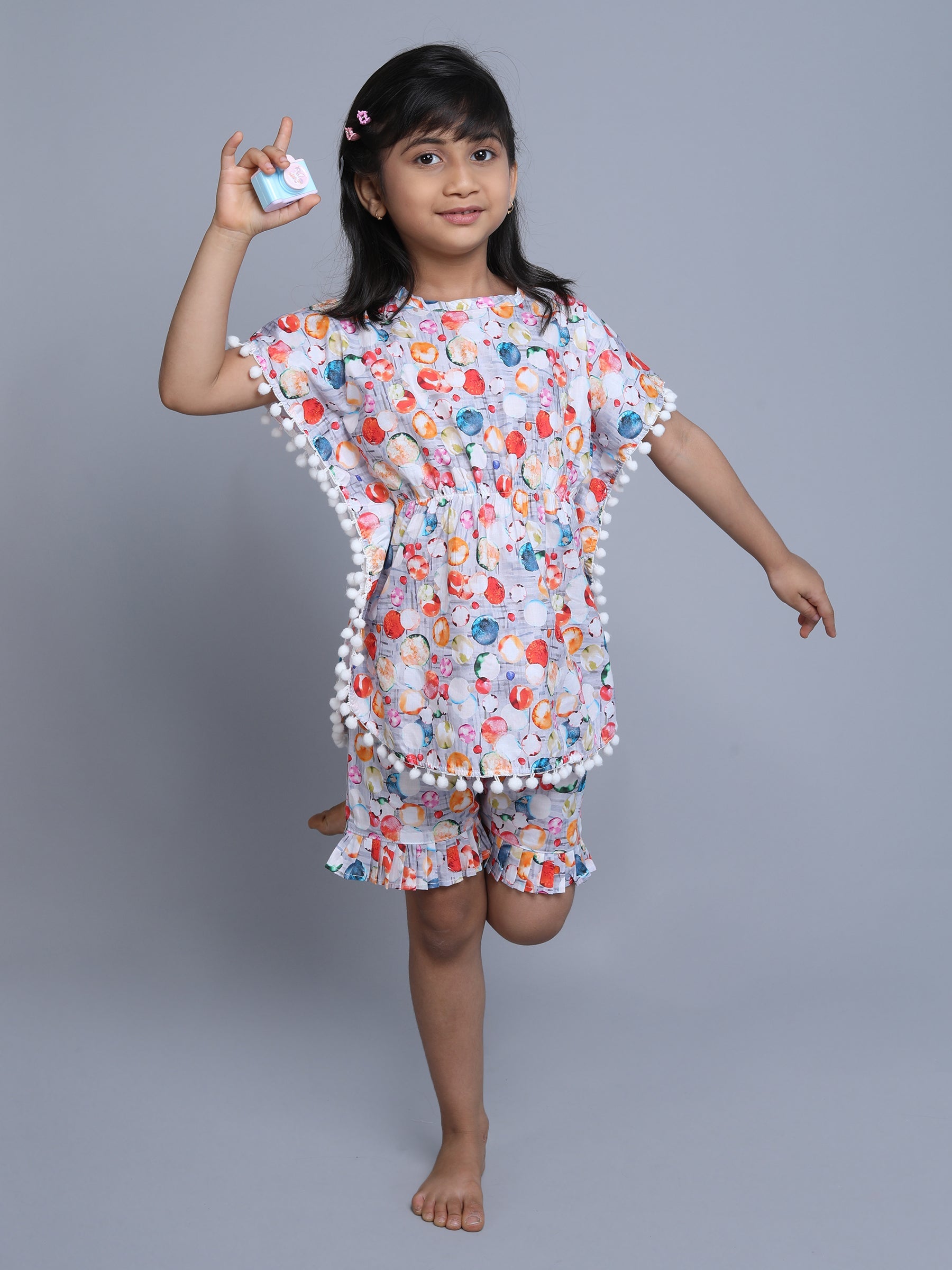 Cotton Polka Dot Print Co-ord Set