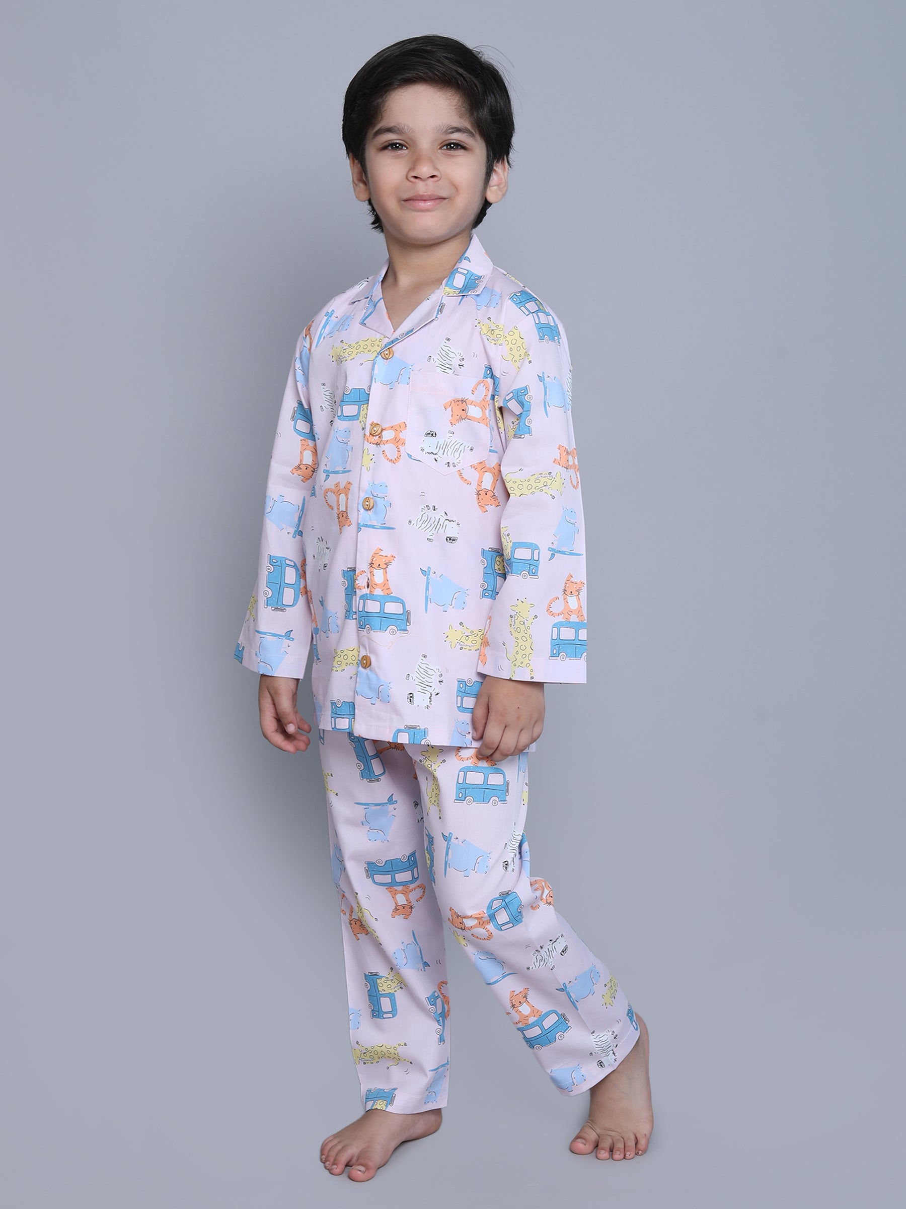 Cotton Animal Print Co-ord Set