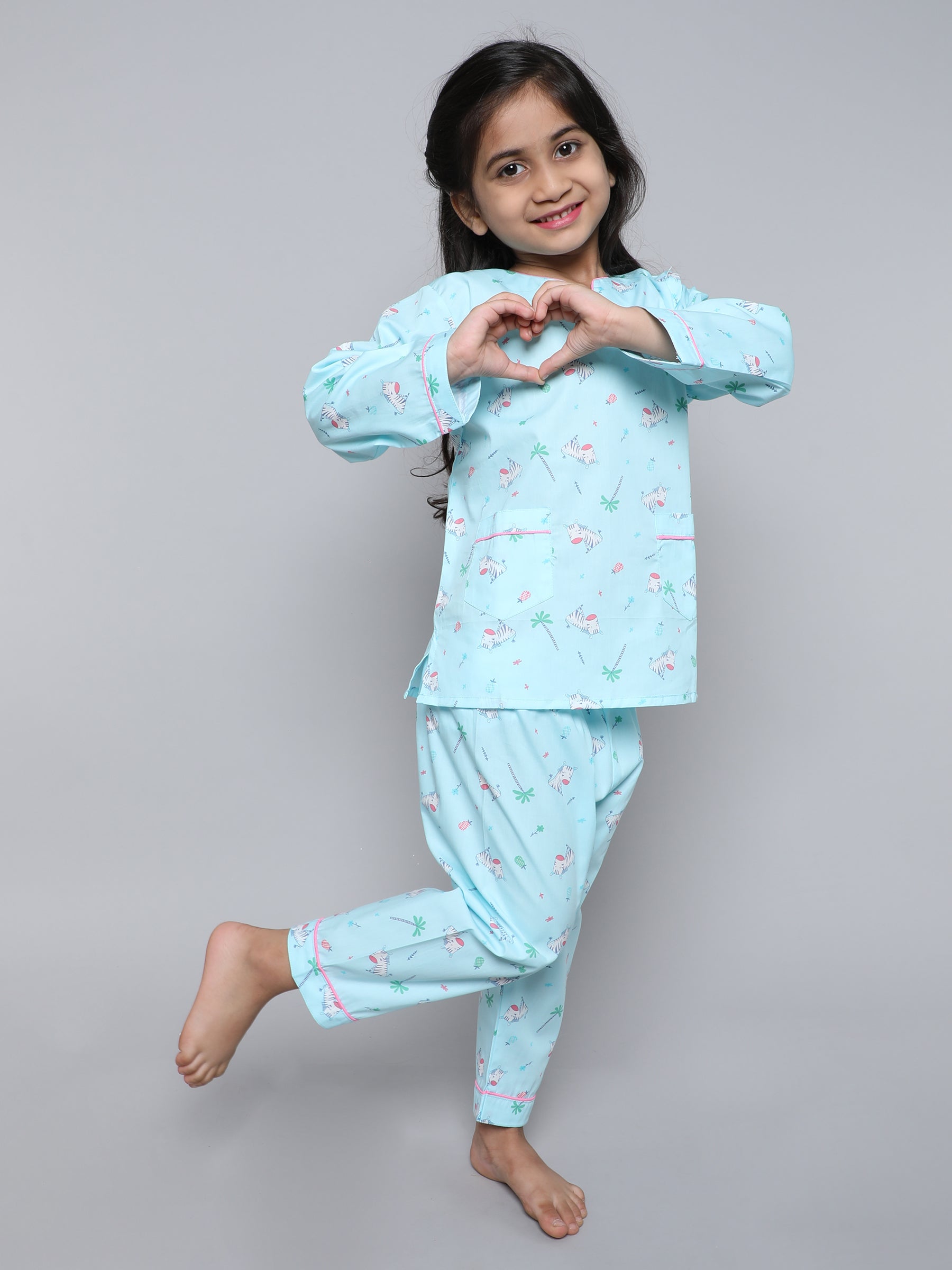 The Lost Zebra Co-Ord Set (Blue)