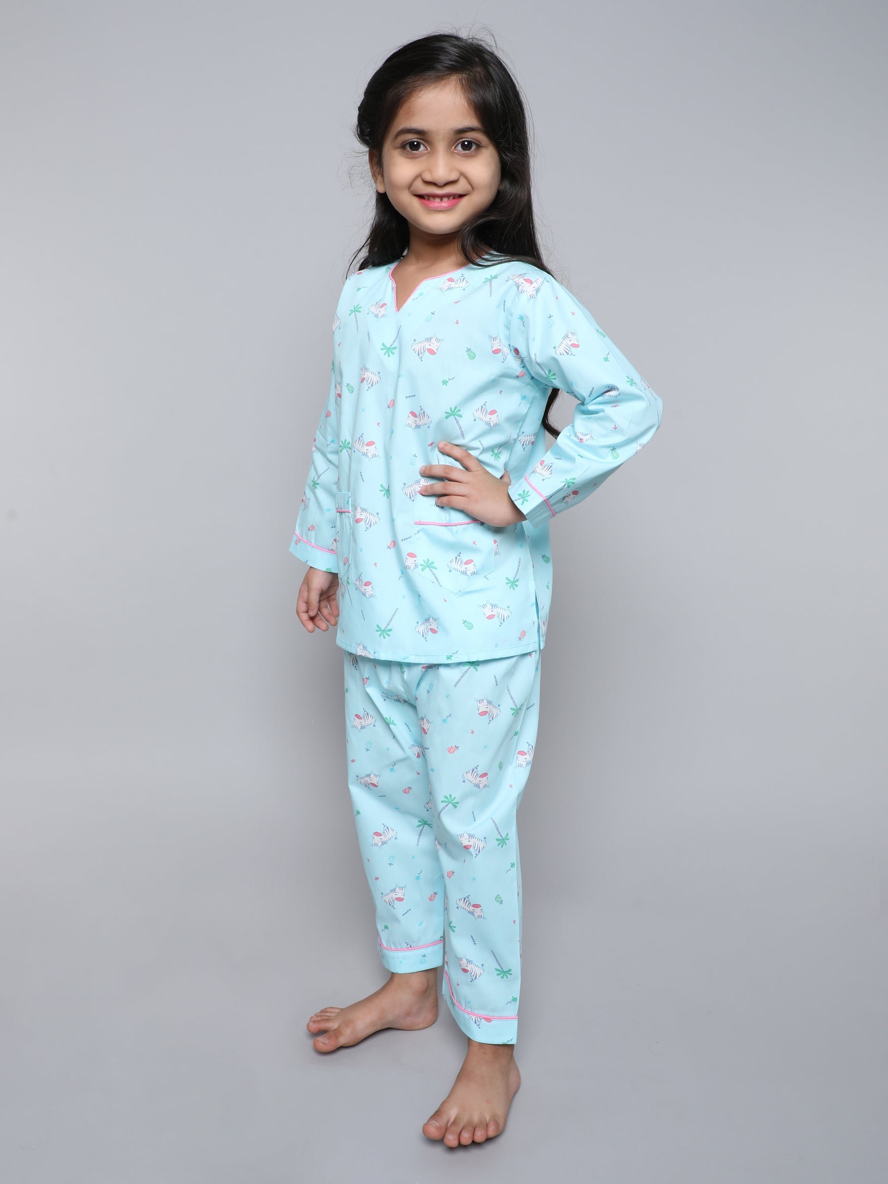 The Lost Zebra Co-Ord Set (Blue)