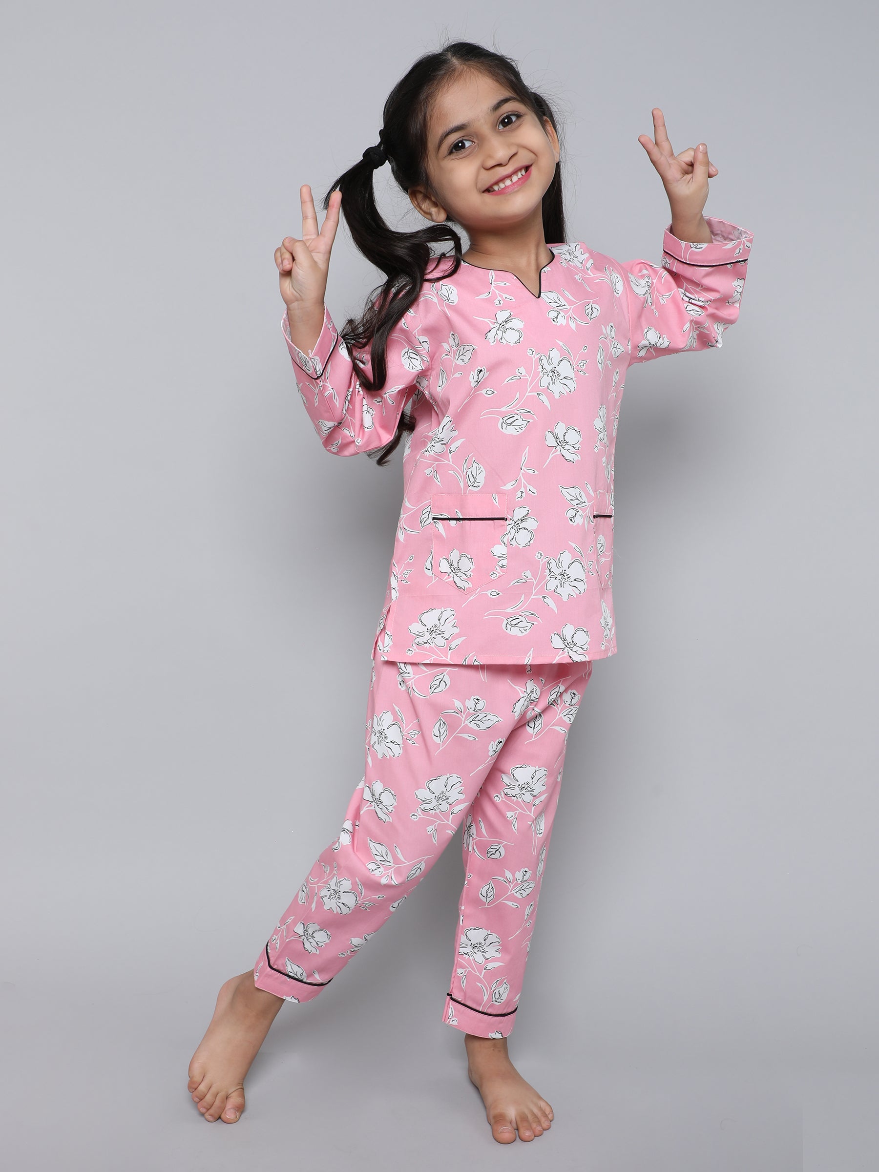 Floral co-ord set (pink)