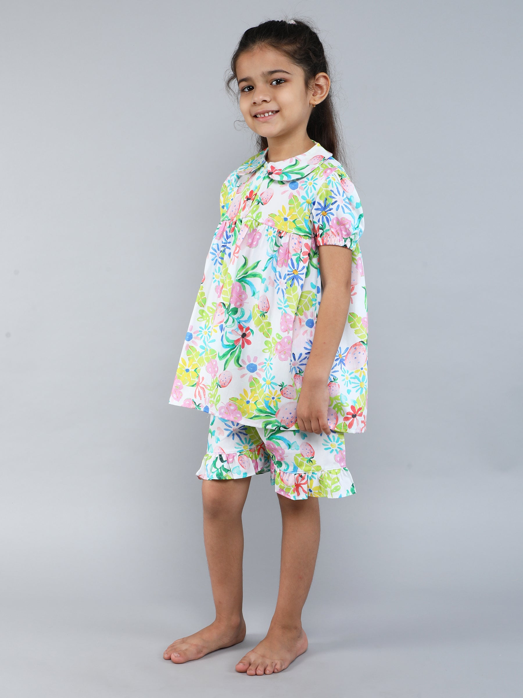 Cotton Floral Print Co-ord Set