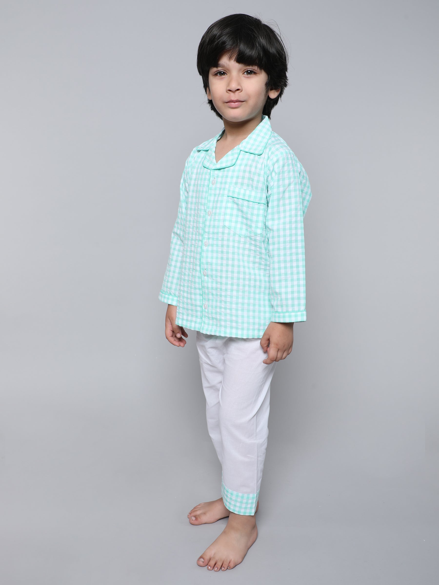 Cotton Checks PJ set