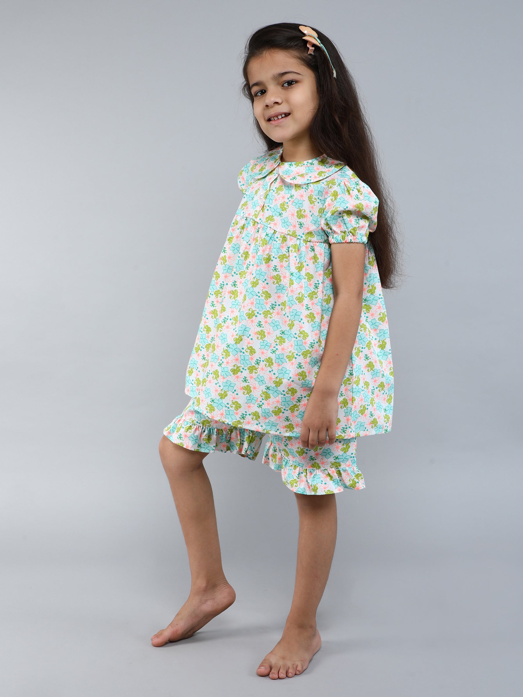 Cotton Floral Print Co-ord Set