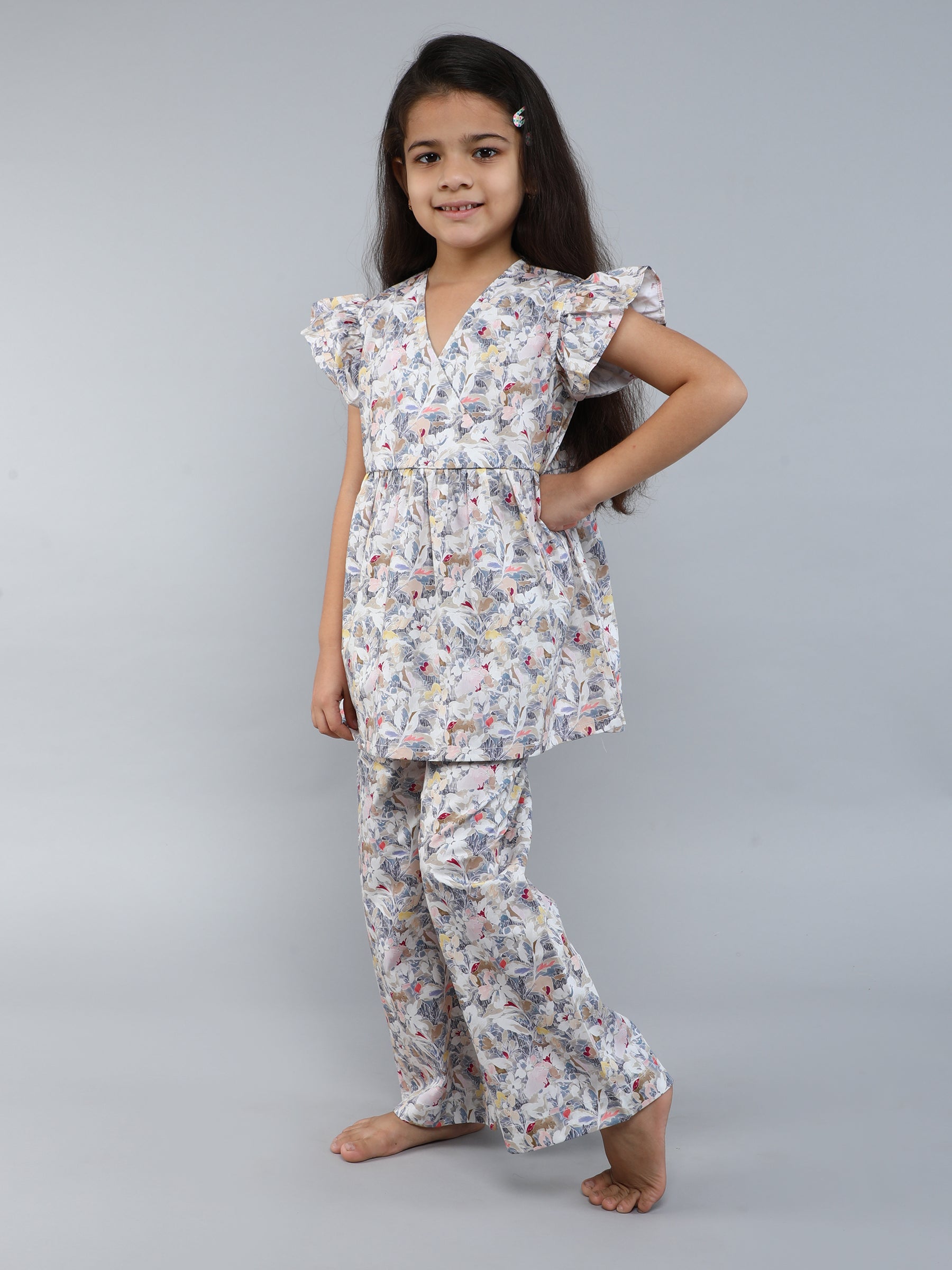 Cotton Floral Print Co-ord Set