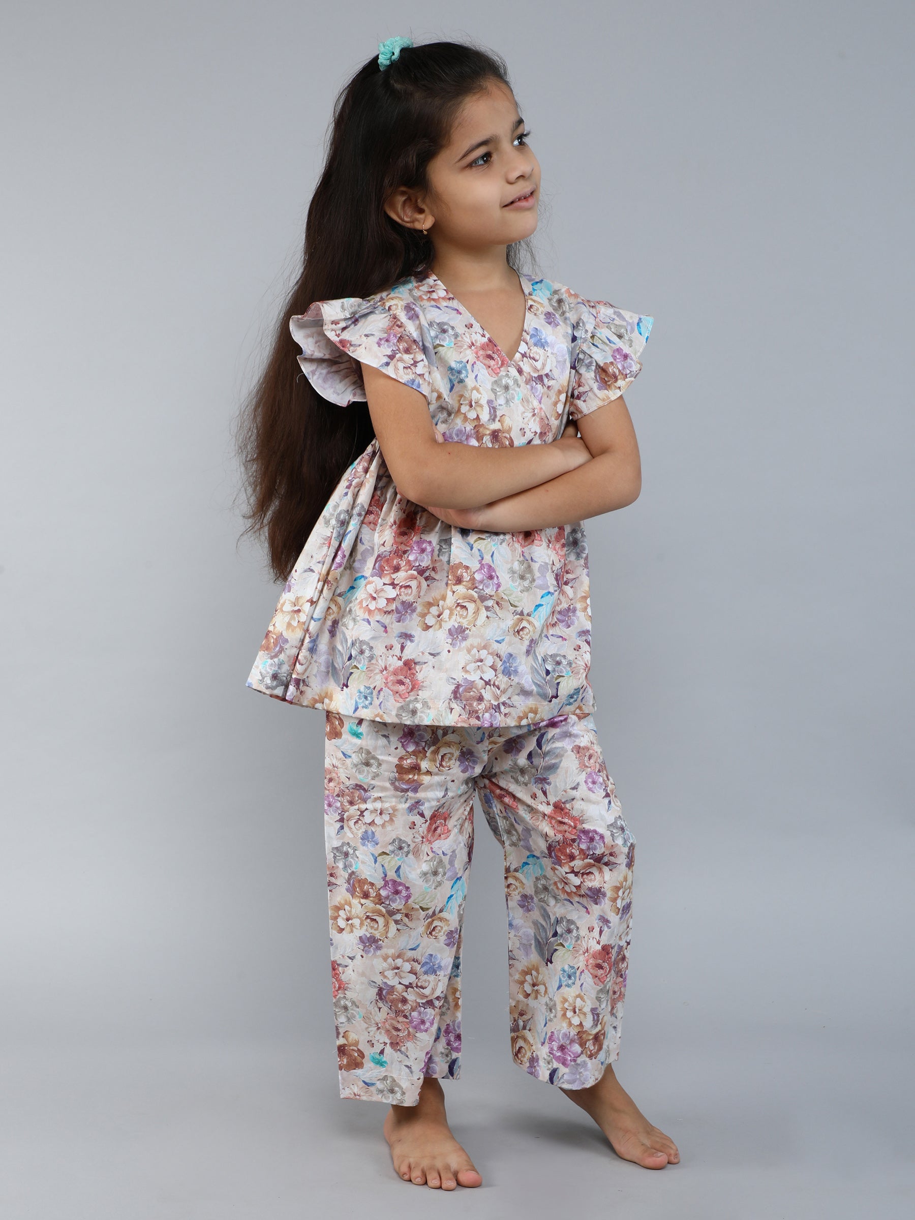 Cotton Floral Print Co-ord Set