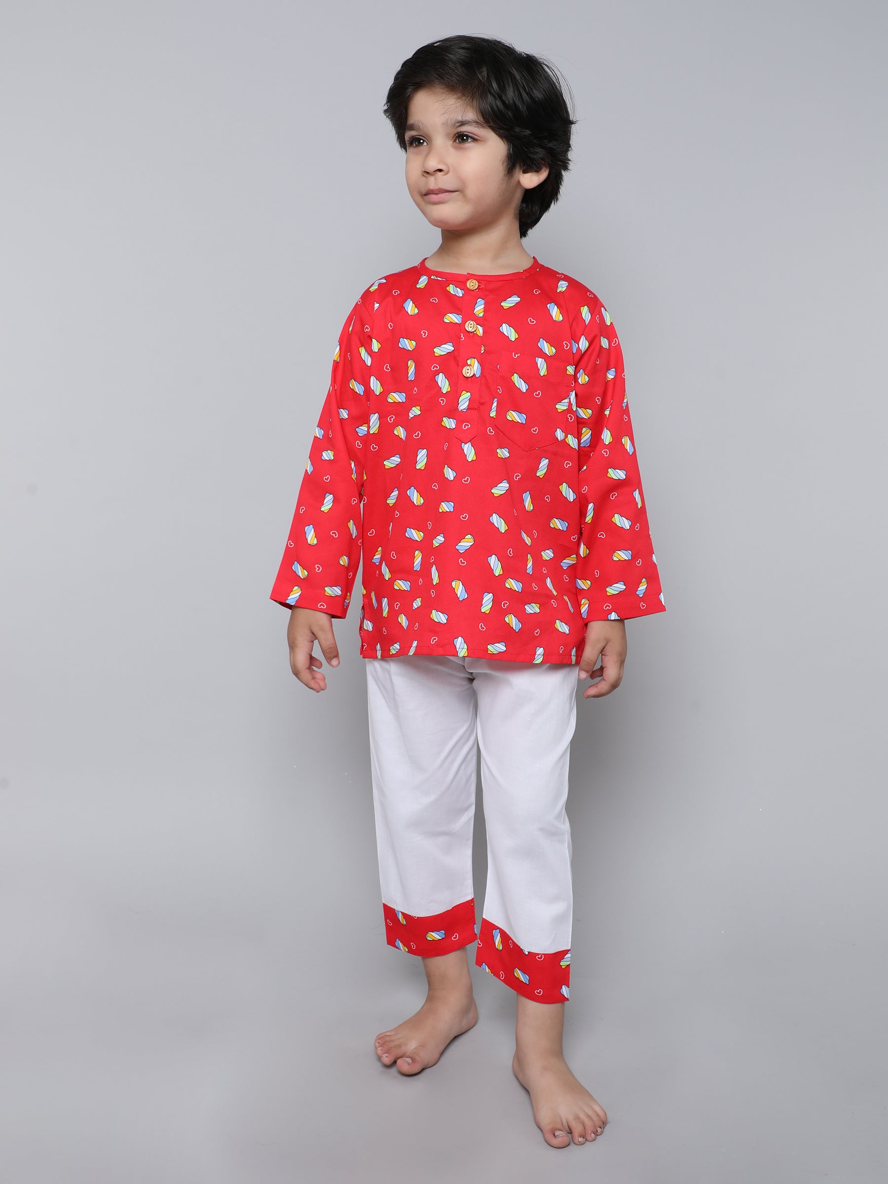 Marshmallow PJ set (Red)
