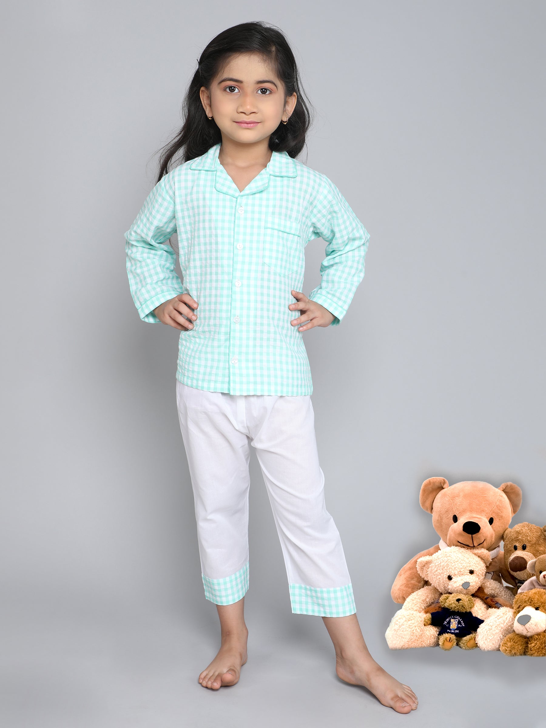 Cotton Checks PJ set