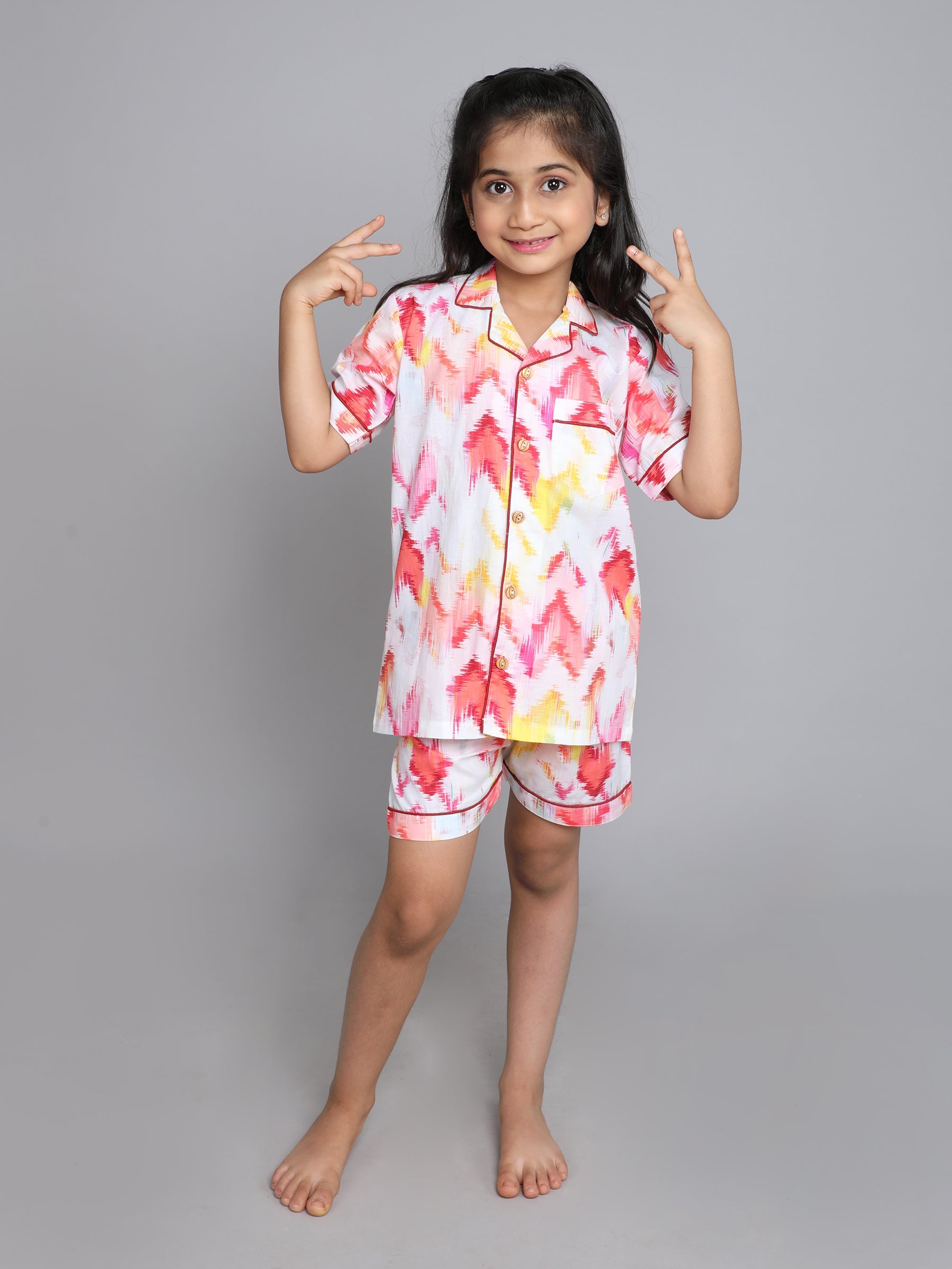 Cotton Marble Print Co-ord Set