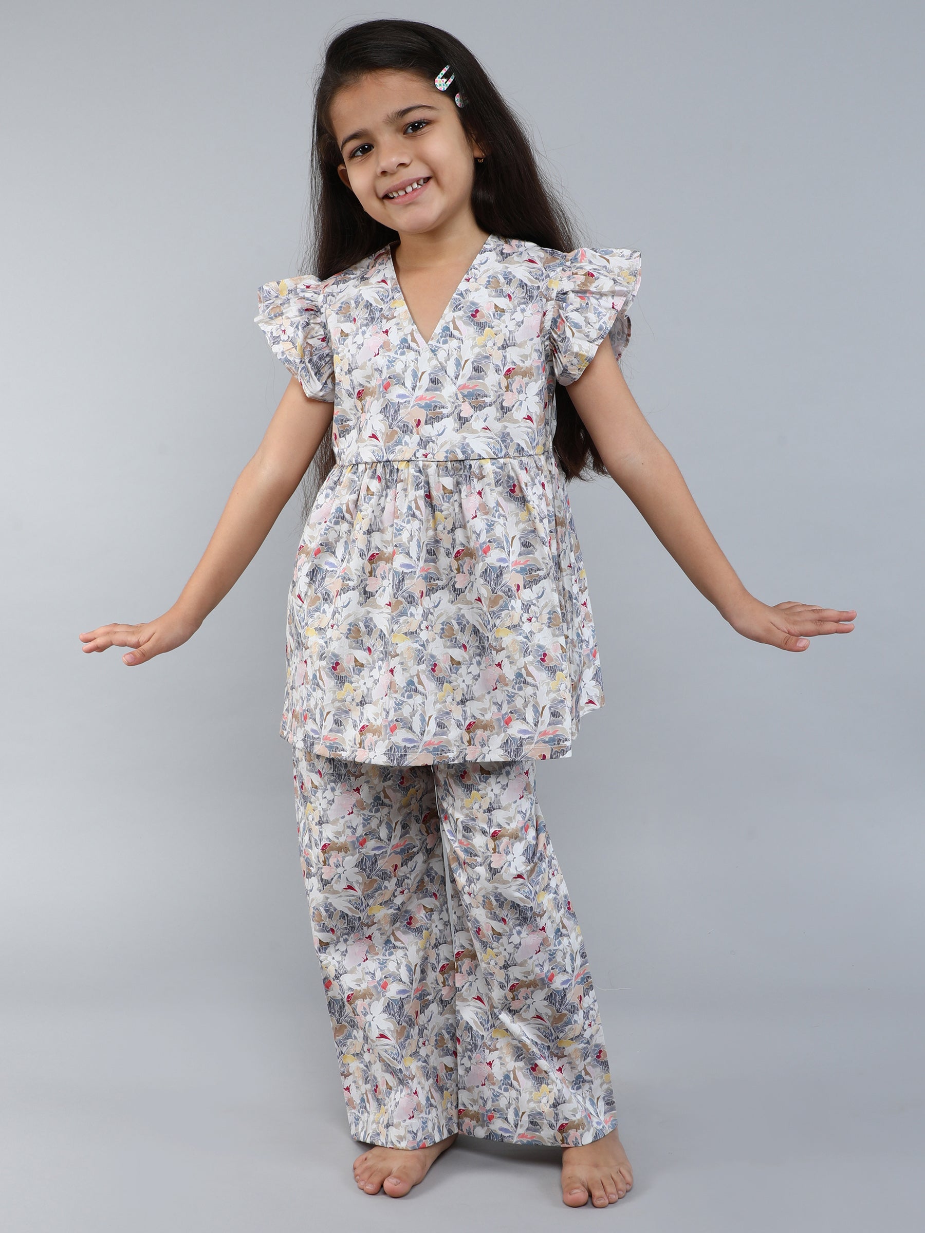 Cotton Floral Print Co-ord Set