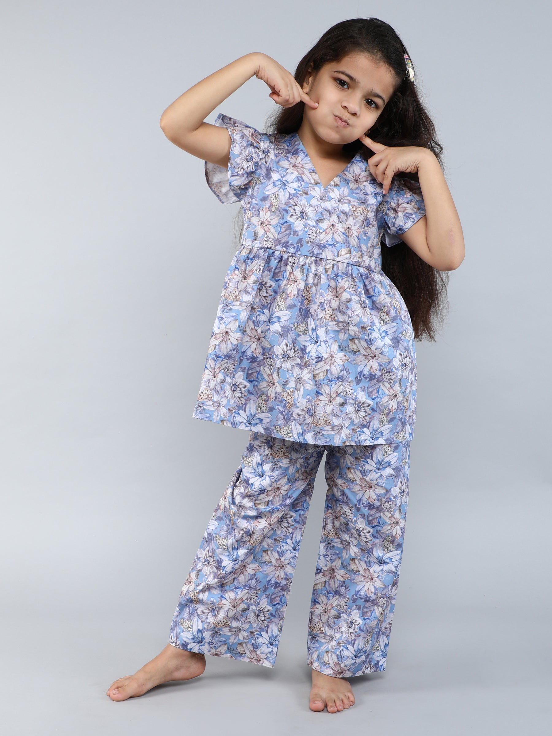 Cotton Floral Print Co-ord Set