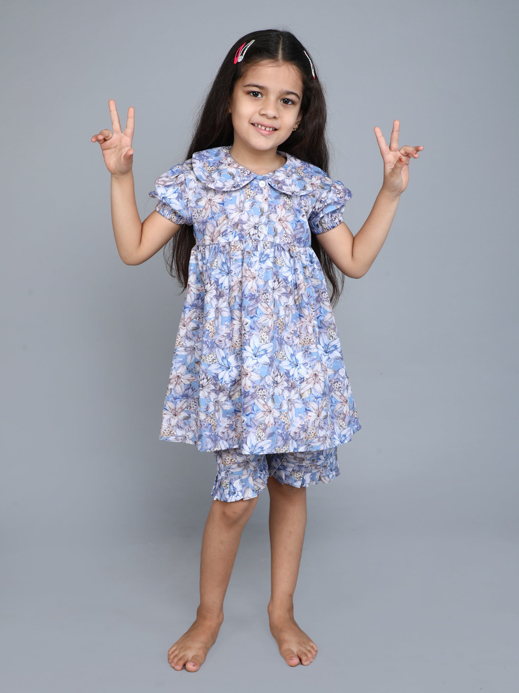 Cotton Floral Print Co-ord Set