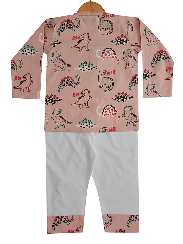 The Jurassic Park PJ Set (Pink)