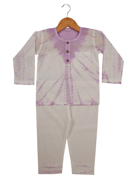 Purple Tie & Dye PJ Set