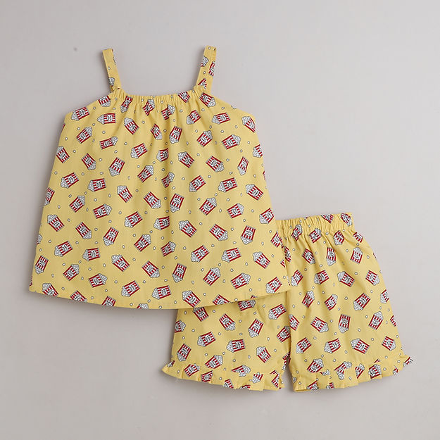 The Pop Corns Co-ord Shorts Set