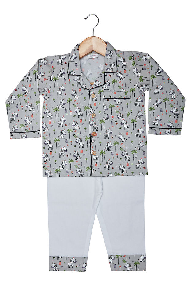 The Lost Zebra PJ Set