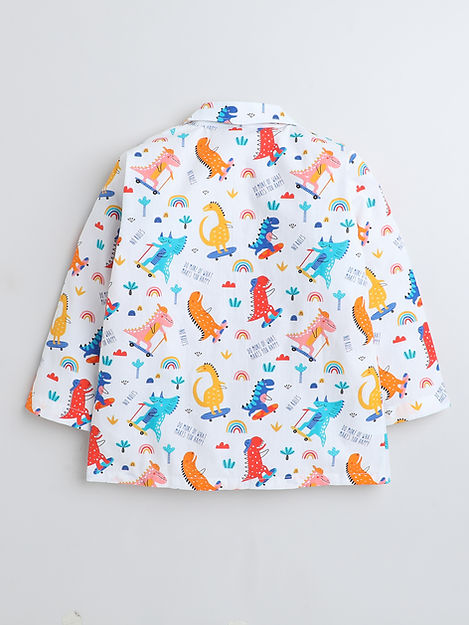 The Playful Dino PJ Set
