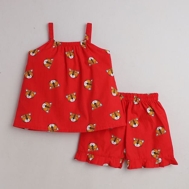 The Cheeky Cheetah Co-ord Shorts Set