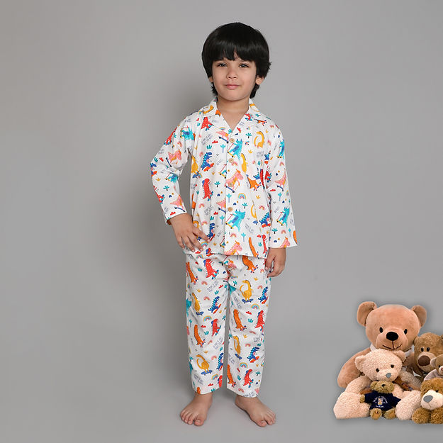 The Playful Dino PJ Set