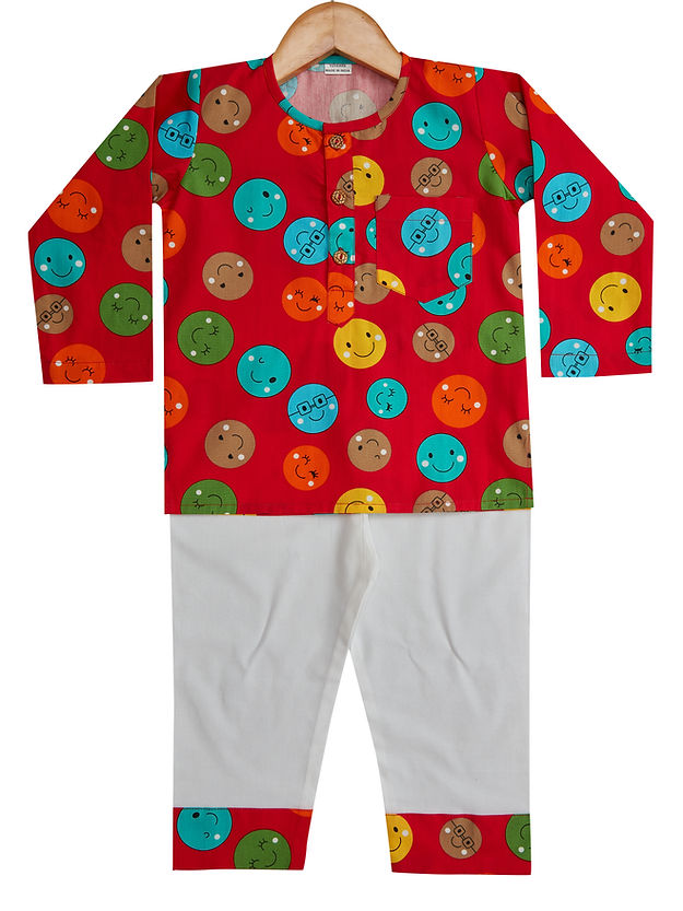 My Happy Place PJ Set (Red)