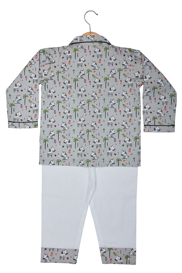 The Lost Zebra PJ Set
