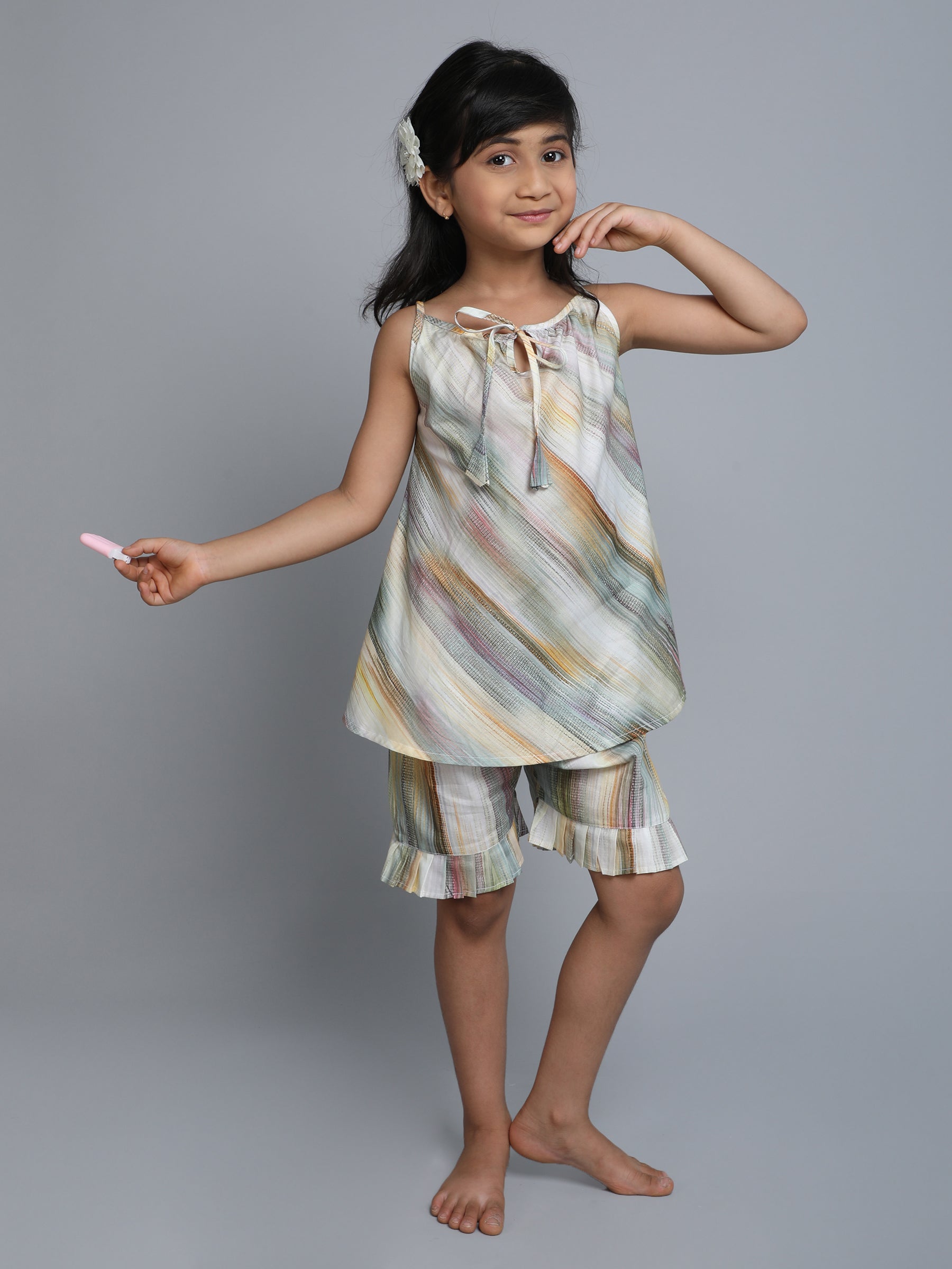Cotton Marble Print Co-ord Set