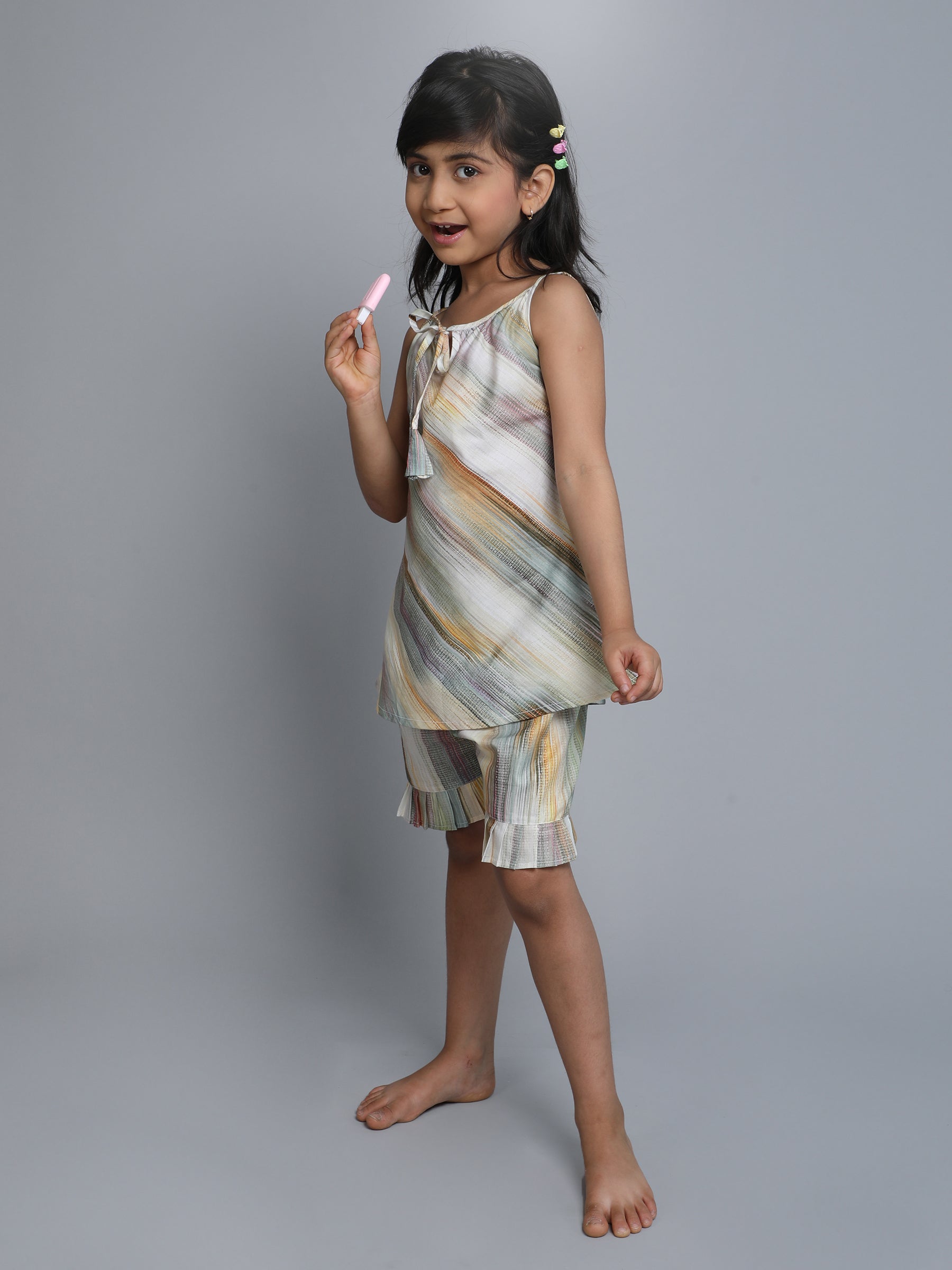 Cotton Marble Print Co-ord Set
