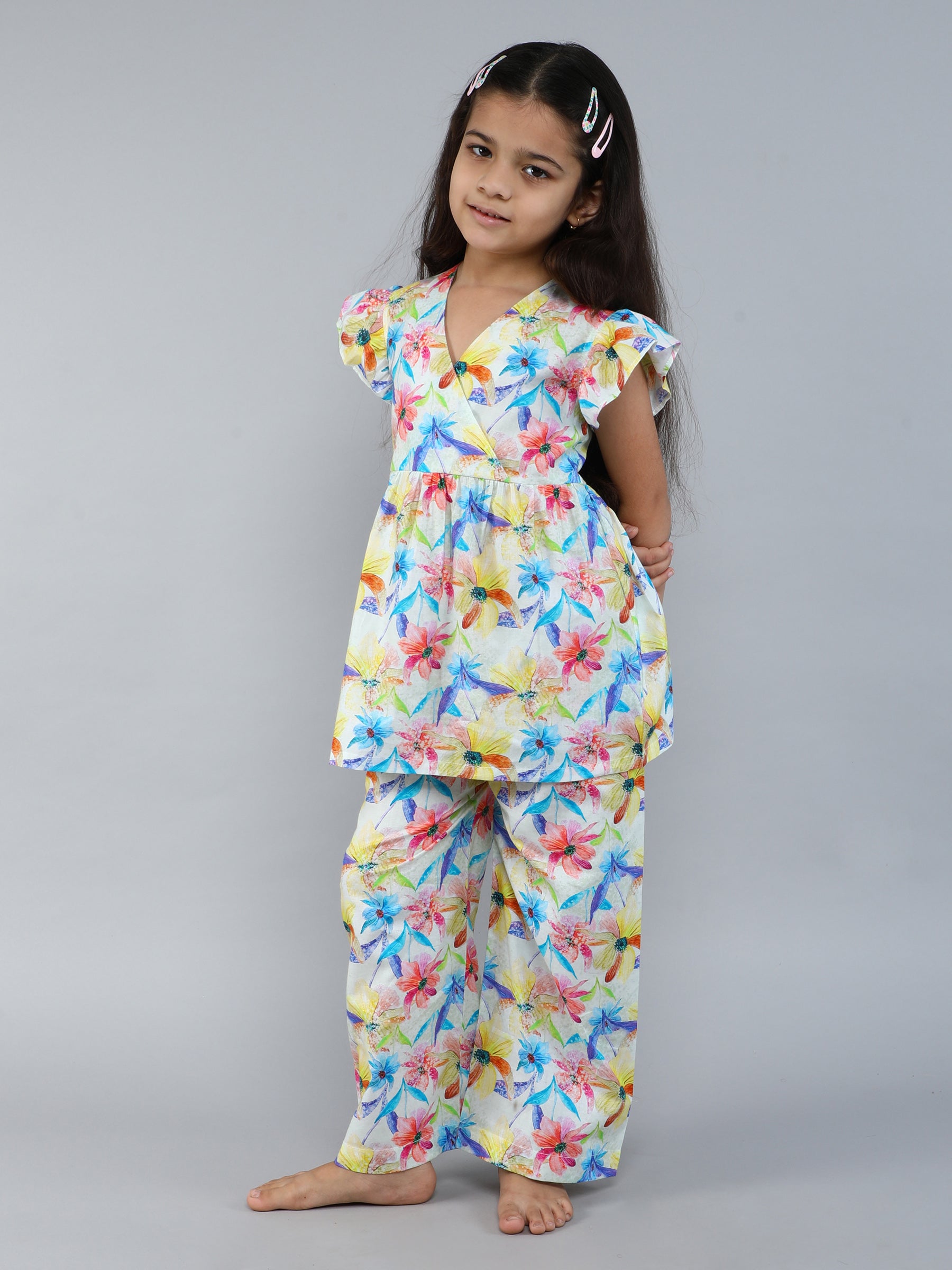 Cotton Floral Print Co-ord Set