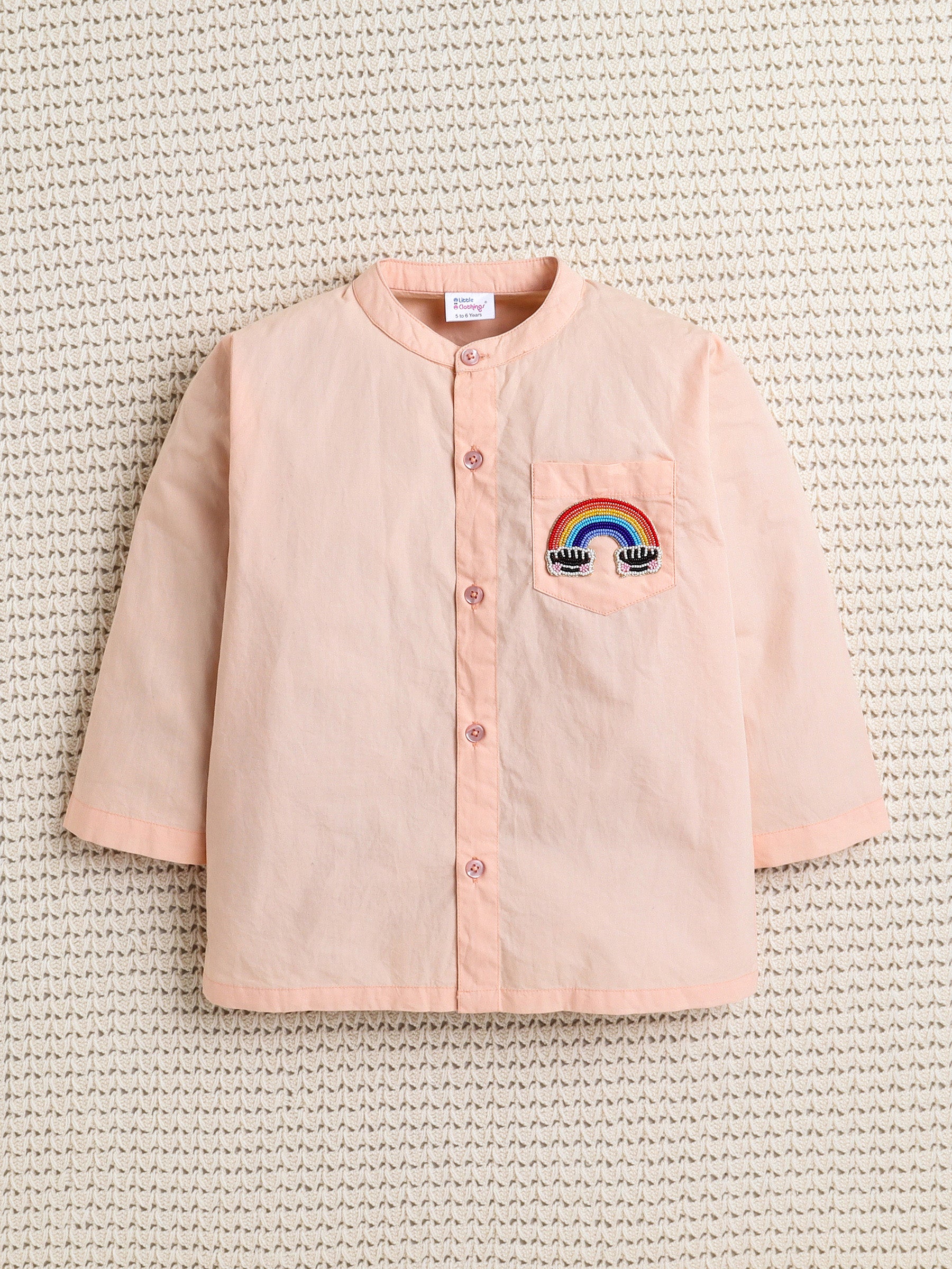 Peach Rainbow Magic Patch Co-ord Set