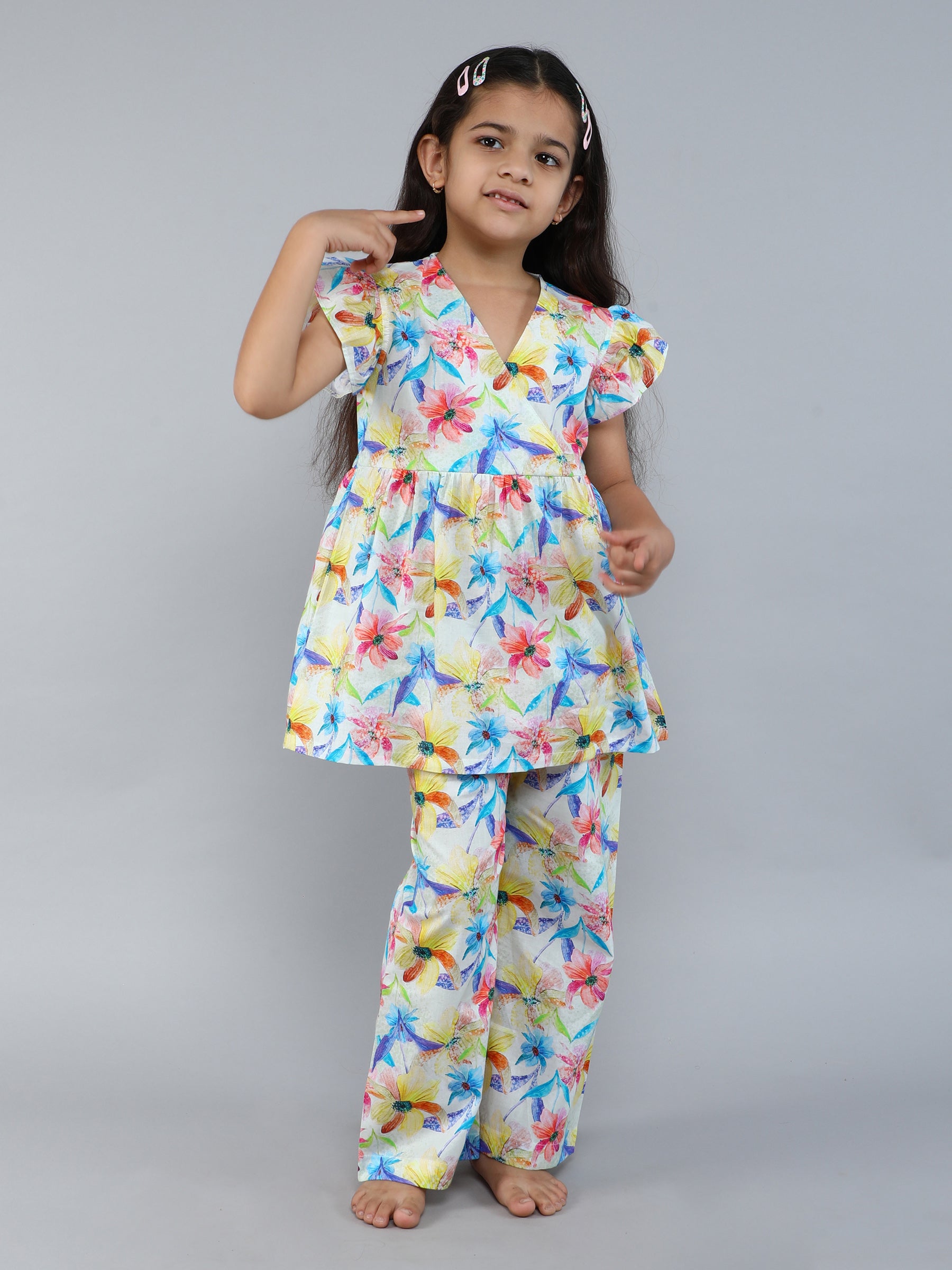Cotton Floral Print Co-ord Set