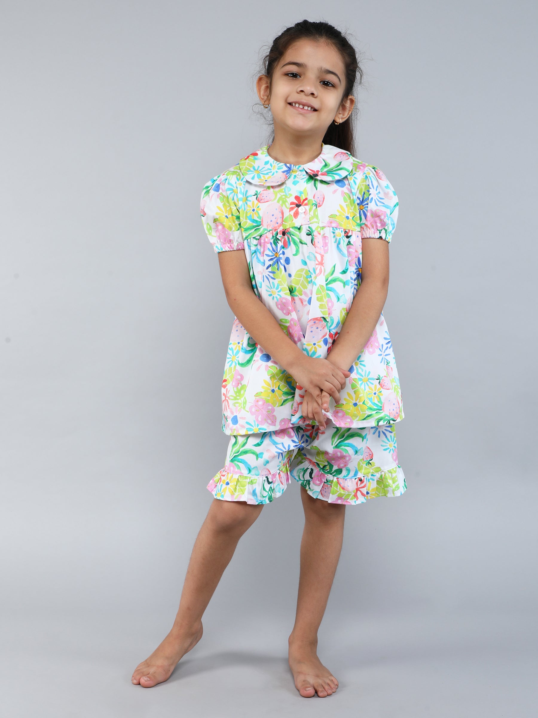 Cotton Floral Print Co-ord Set