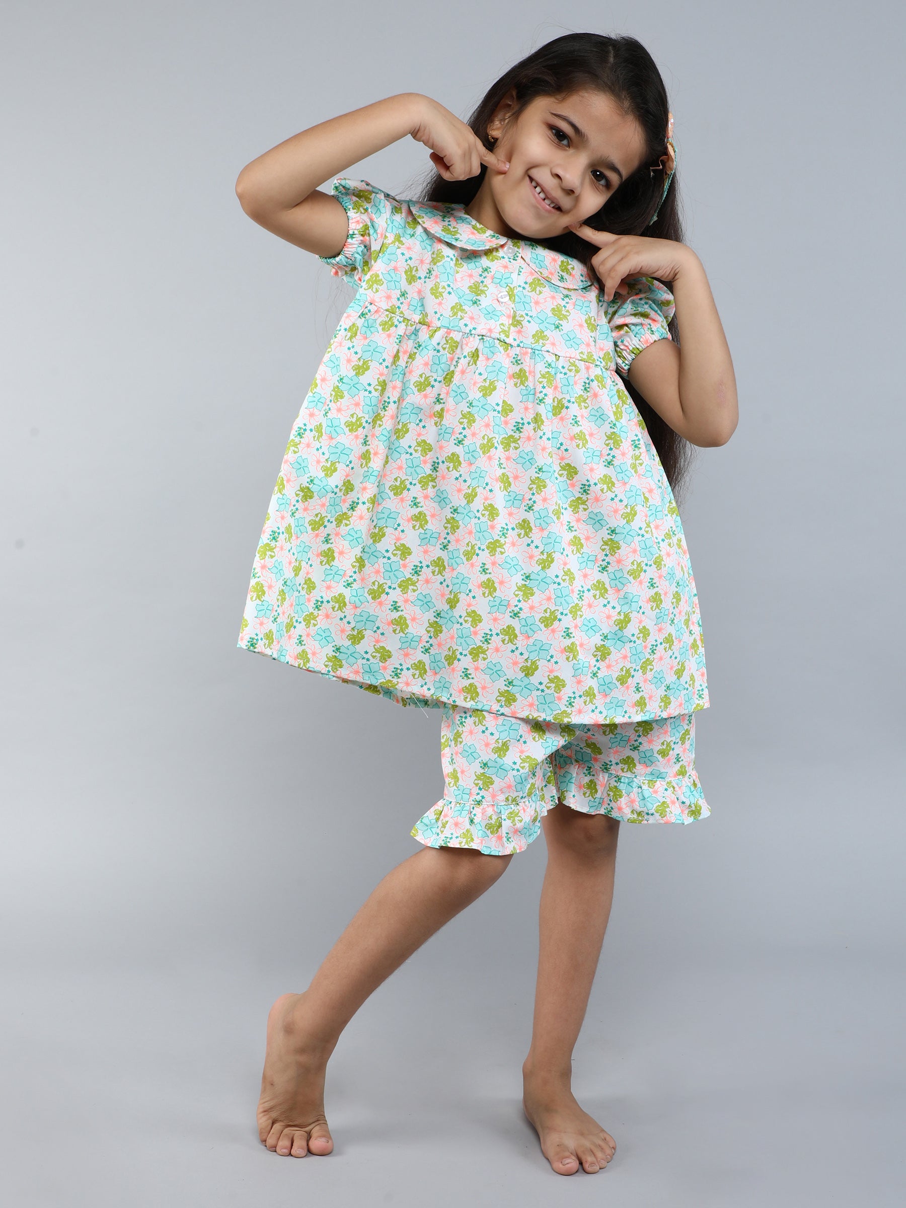 Cotton Floral Print Co-ord Set