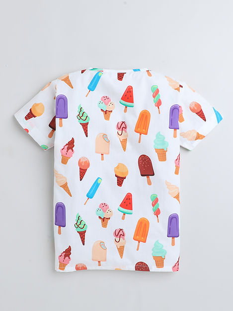 Lets Scream Ice Cream PJ Set.