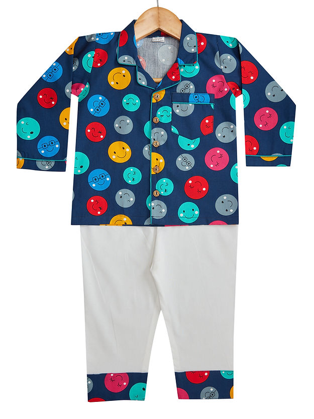 My Happy Place PJ Set (Blue)